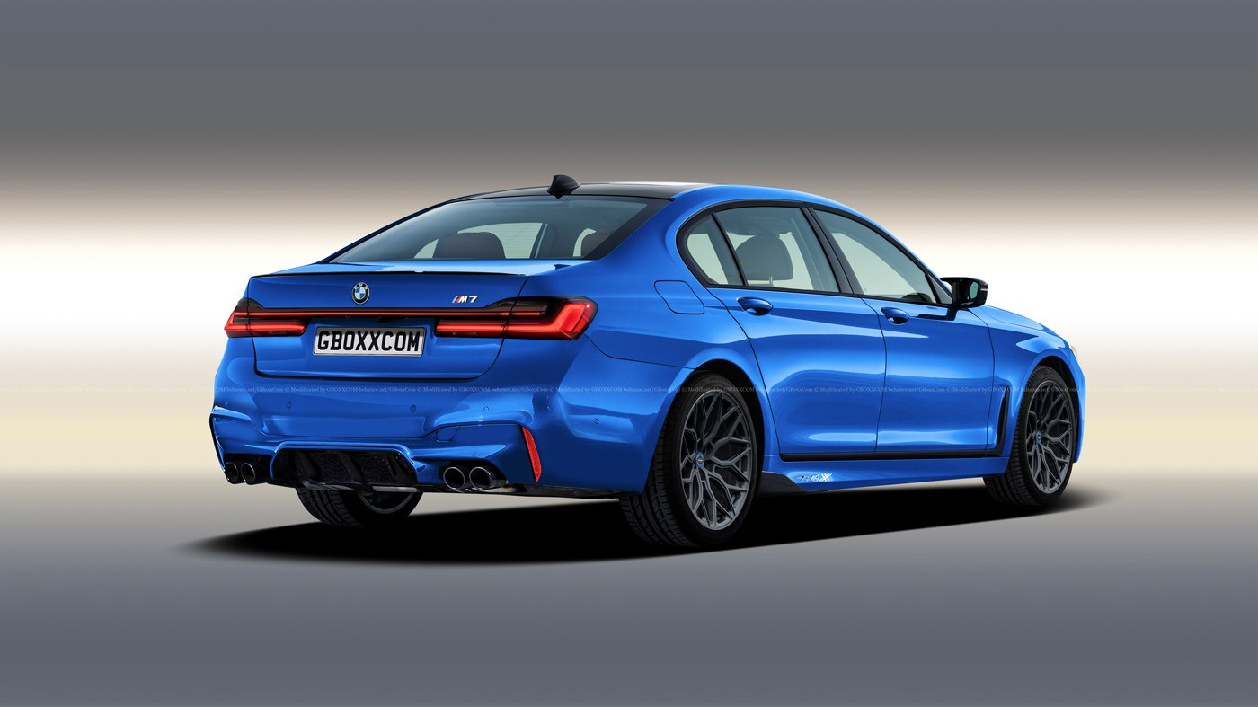 BMW M7 Returns as Rendering With Extra-Large Black Grille - autoevolution