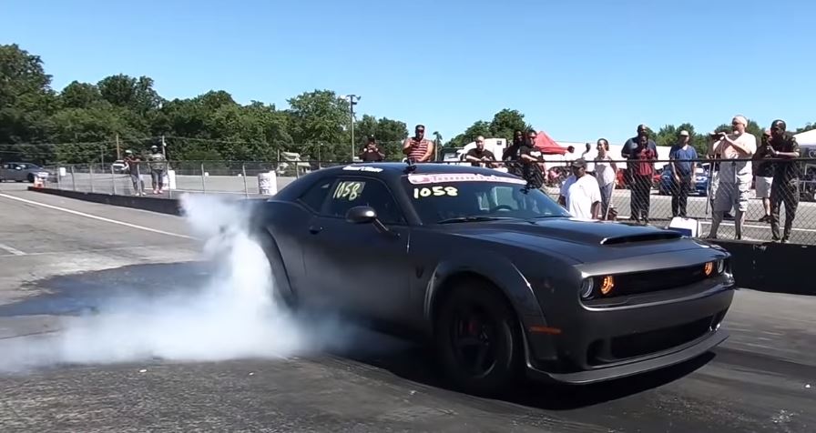 Boosted 2018 Ford Mustang GT Drag Races Dodge Demon, Humiliation Takes ...