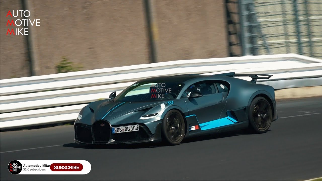 Bugatti Divo and Chiron Pur Make Epic W16 Sounds Testing at Nurburgring - autoevolution