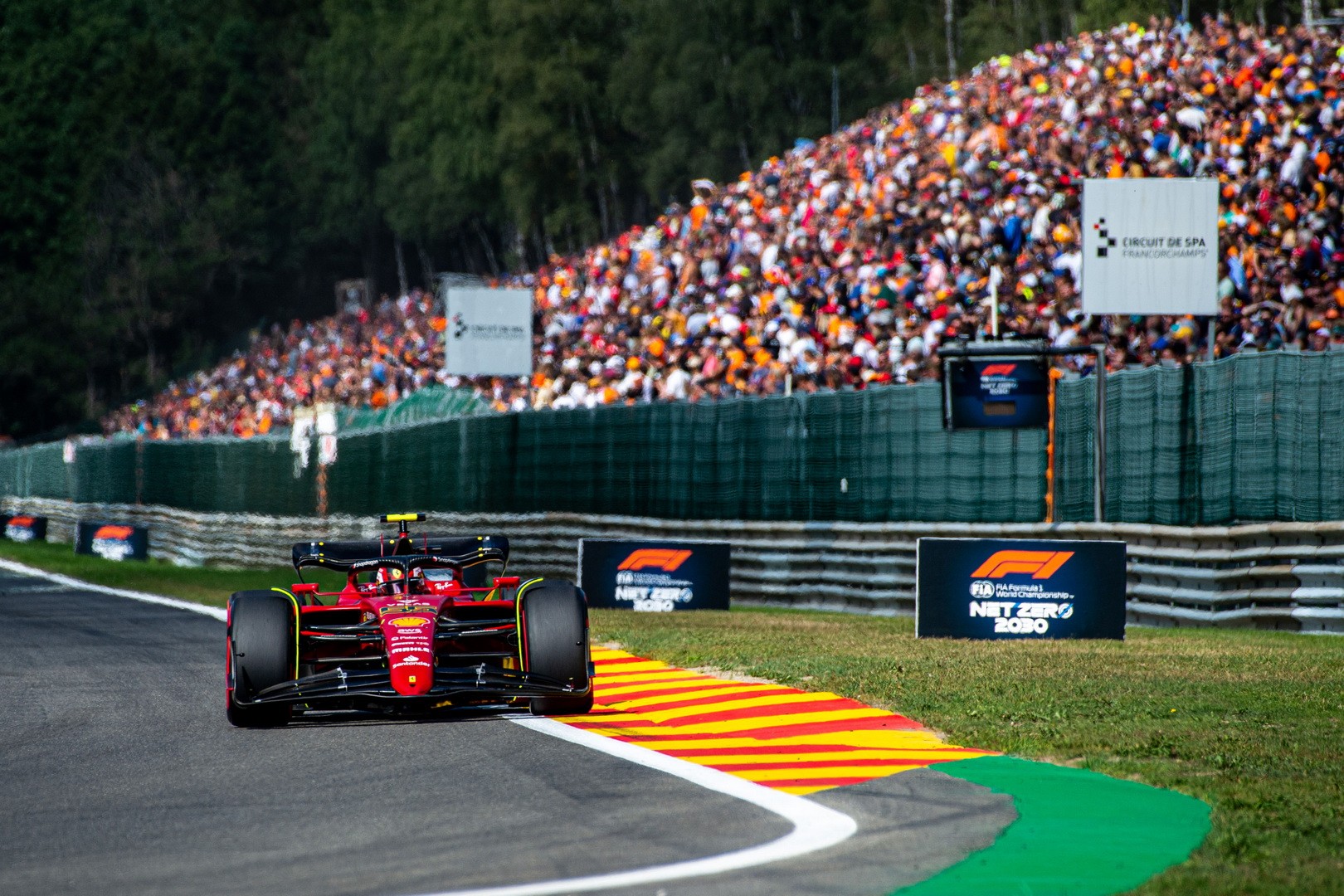 Carlos Sainz Says Red Bull Were on Another Planet at Spa, Wants Ferrari ...