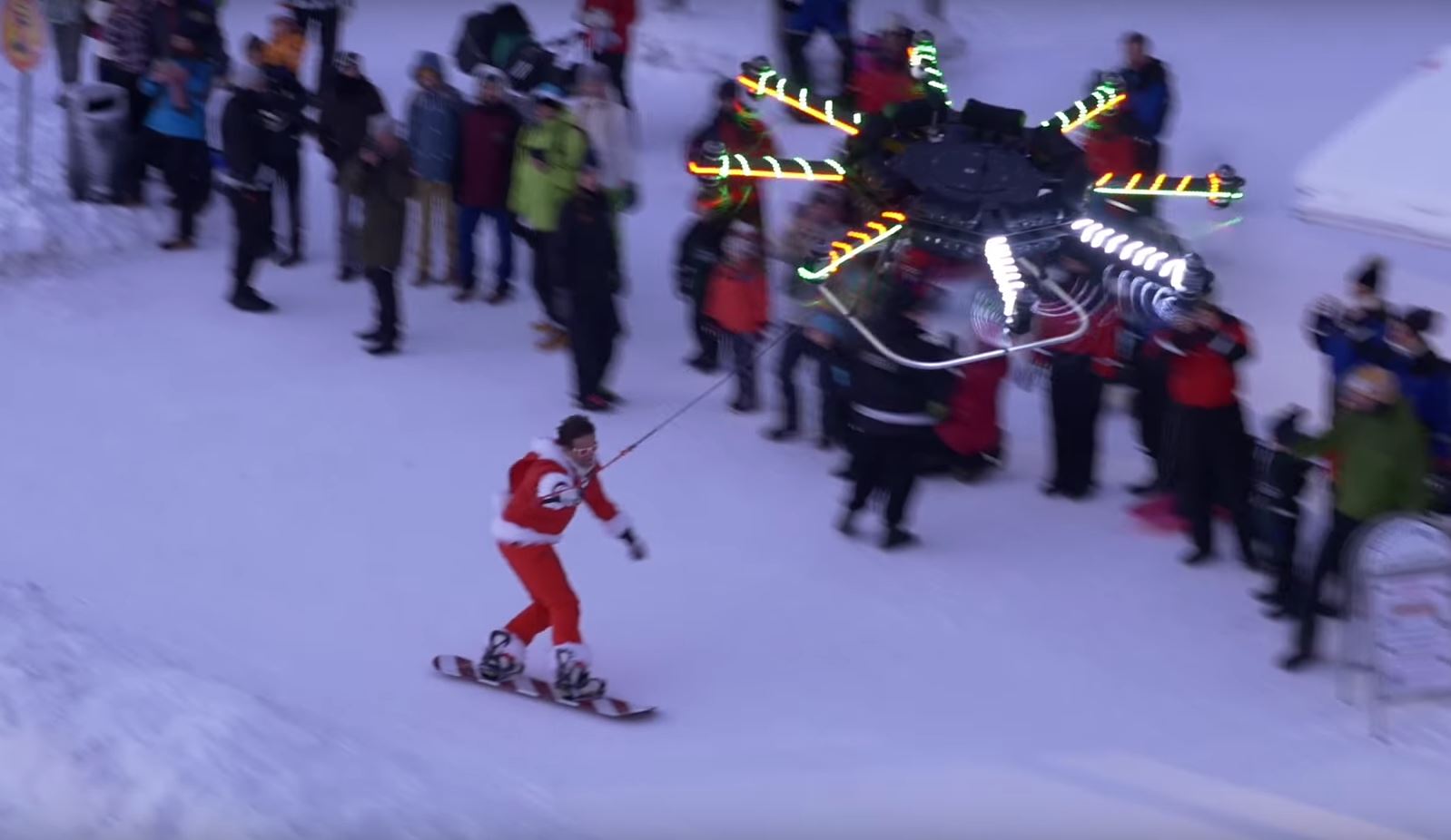 Neistat Builds Drone That Can Lift a Human, Uses Snowboarding - autoevolution