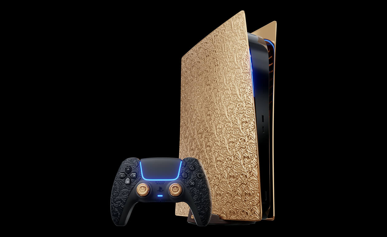 Sony PlayStation 5 Golden Rock edition made of 20 kgs 18-karat gold  unveiled by Caviar-Tech News , Firstpost