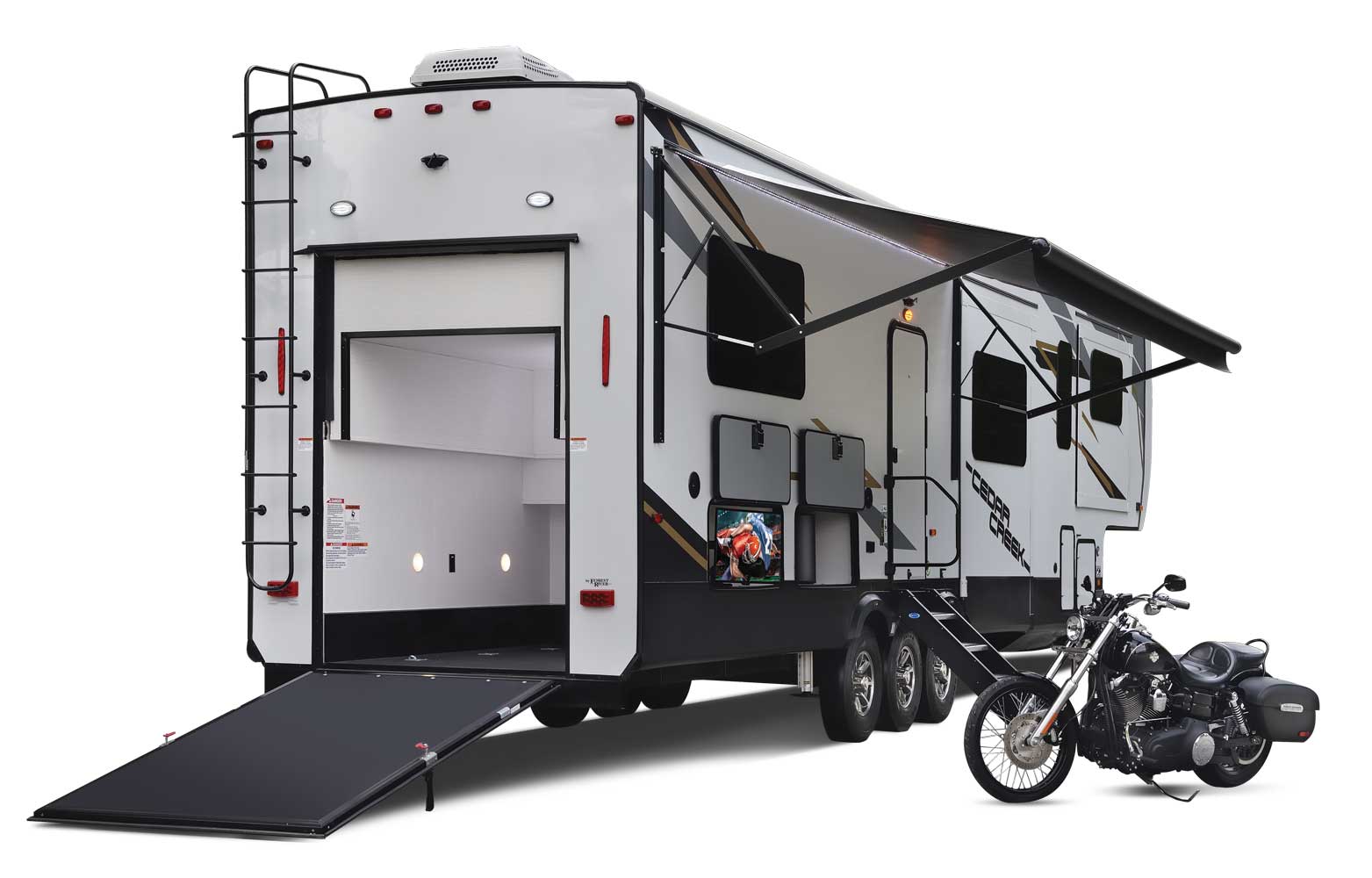 https://s1.cdn.autoevolution.com/images/news/gallery/cedar-creek-s-385th-fifth-wheel-stands-out-with-a-luscious-interior-and-a-toy-garage_1.jpg
