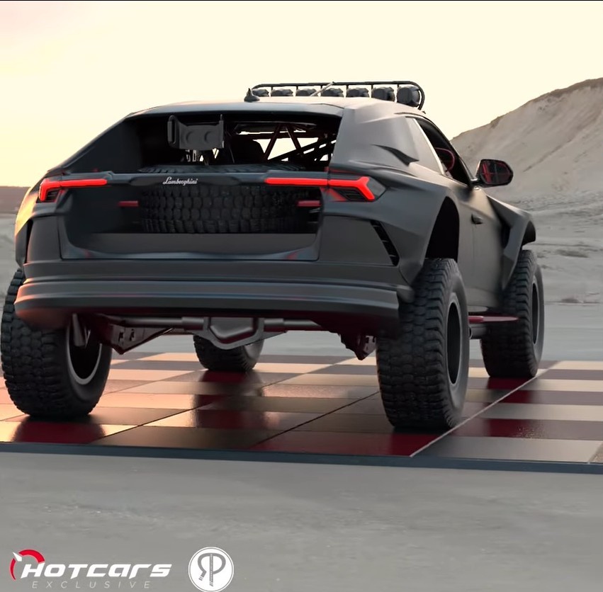 CGI Lamborghini Urus ‘Baja Racer’ Doesn't Care About the Mall Crawler ...