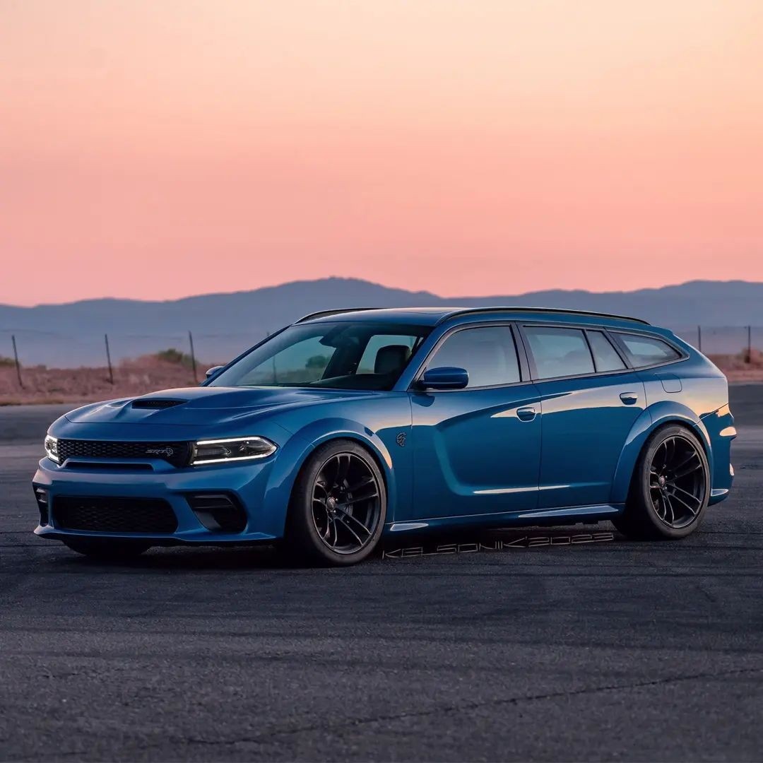 CGI-Oozing Dodge Magnum Charges at the Wagon Establishment With Hellcat ...