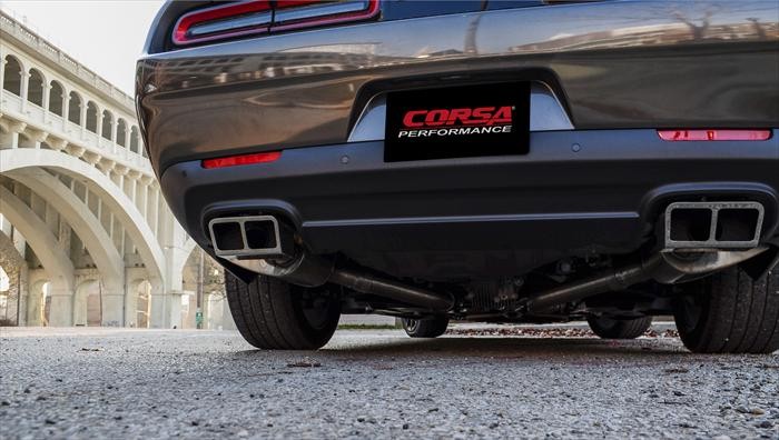 Challenger Hellcat Gets Corsa Cat-Back Exhaust, Keeps "Xtreme Sound