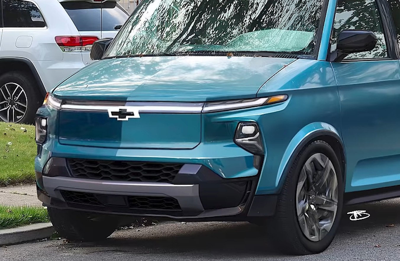 Unofficial 2023 Chevrolet Astro Is an Electric Van with a