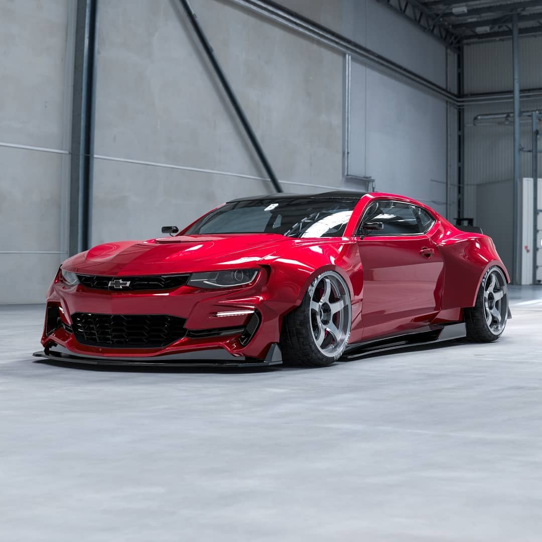 Chevrolet Camaro "Red Devil" Is a Downforce Monster - autoevolution