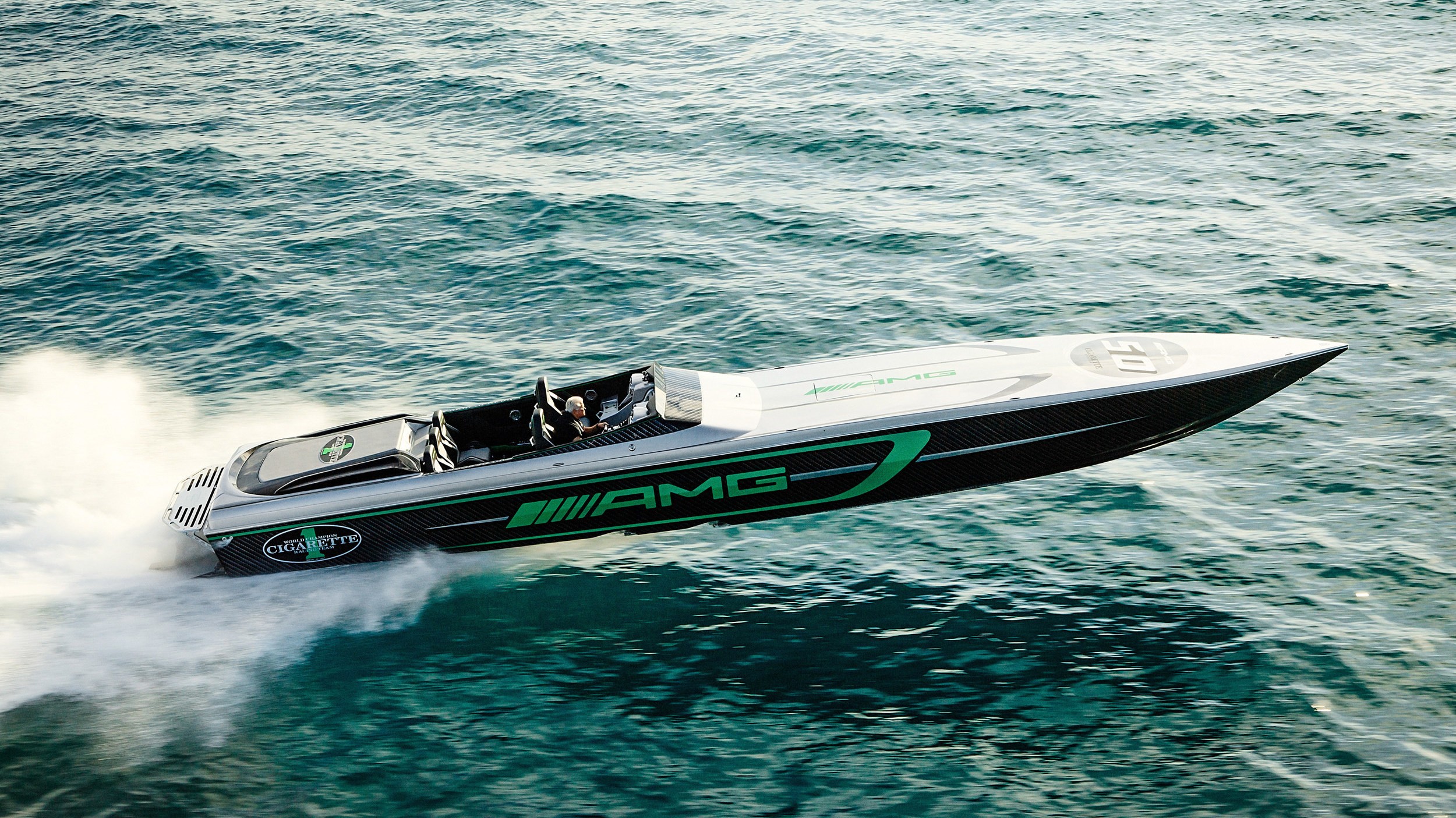 Cigarette Racing’s New Boat Is Inspired By The Mercedes-AMG GT R.