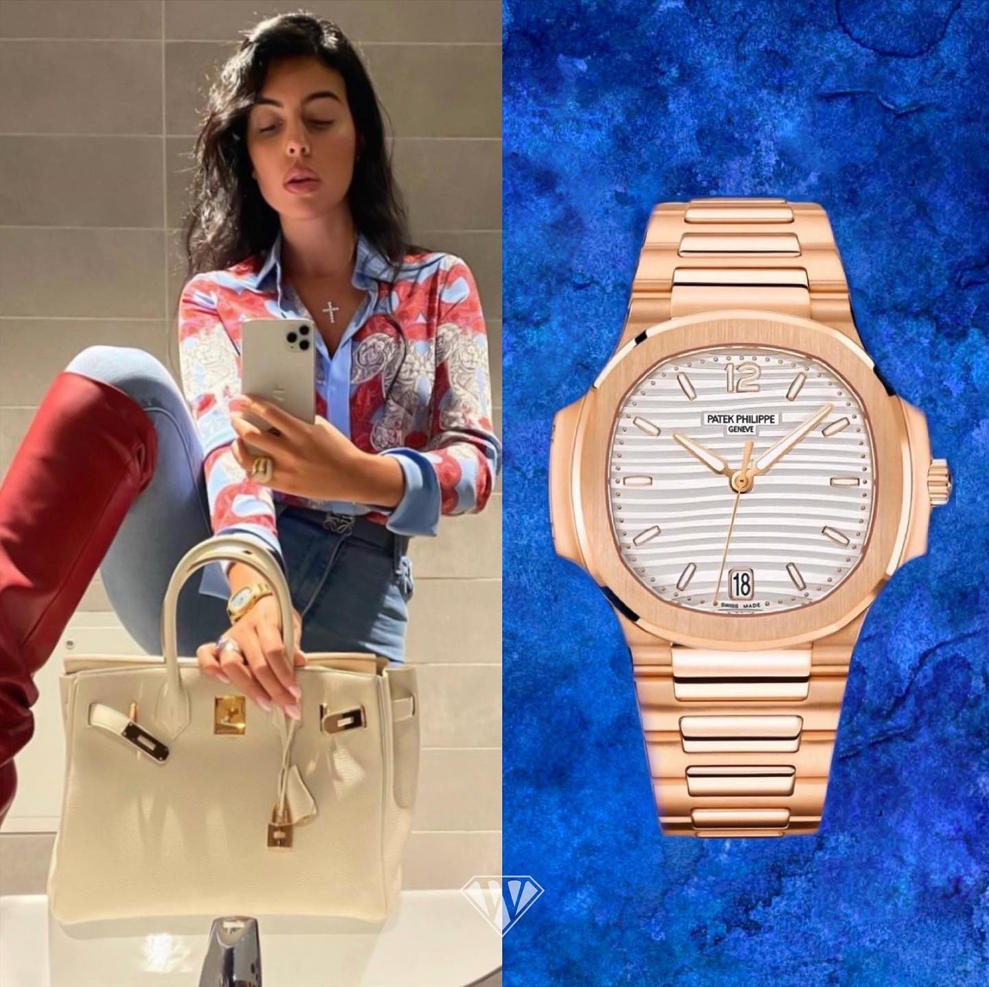 Cristiano Ronaldo goes handbag shopping for girlfriend Georgina