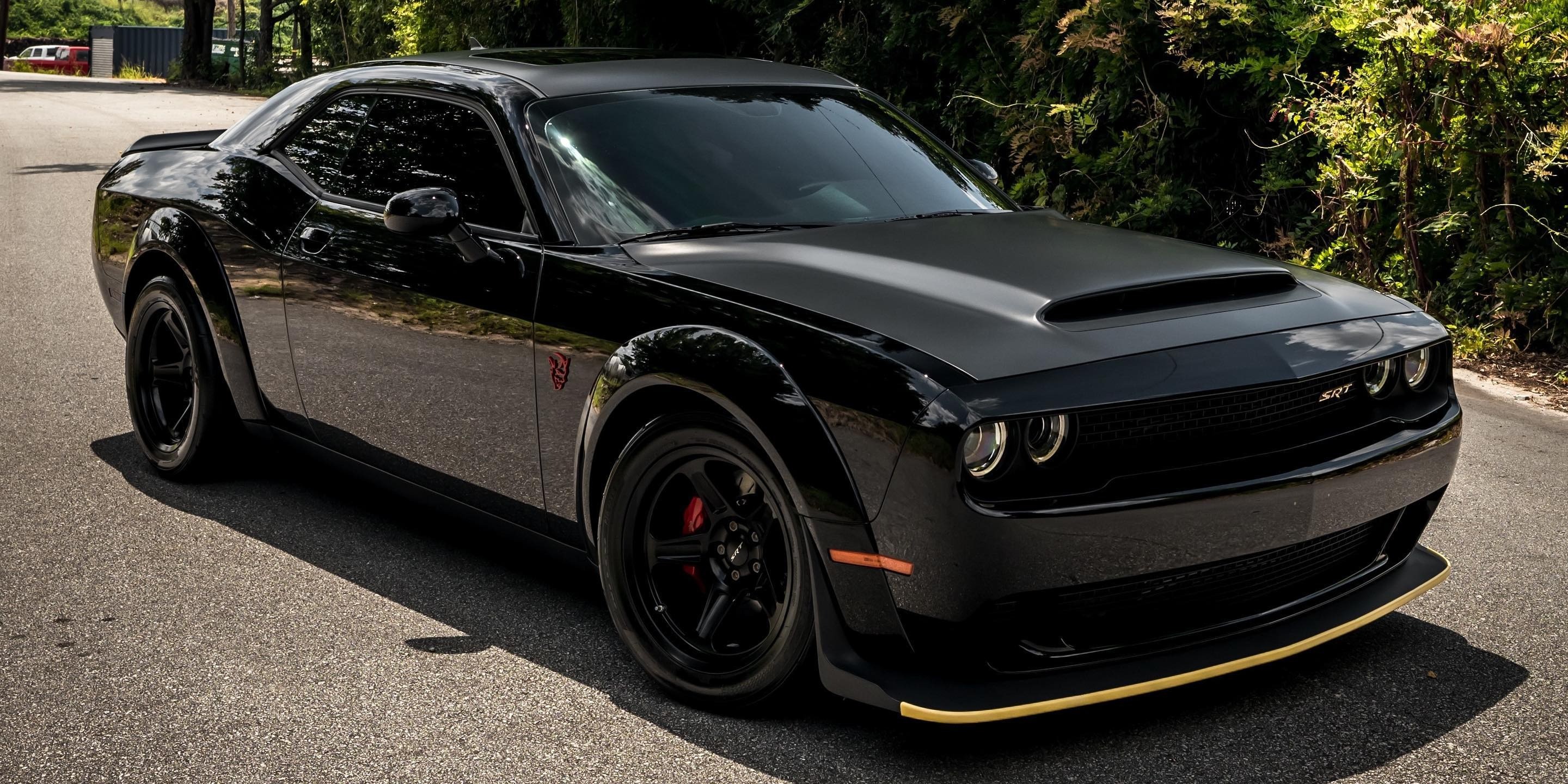 Custom, 840-HP Dodge Challenger RS Is a Two-Tone, Gloss/Satin Murdered-Out  Demon - autoevolution
