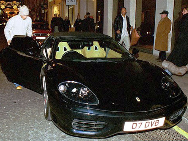 Ferrari 360 Spider de David Beckham é, provavelmente, o melhor reforço de  inverno
