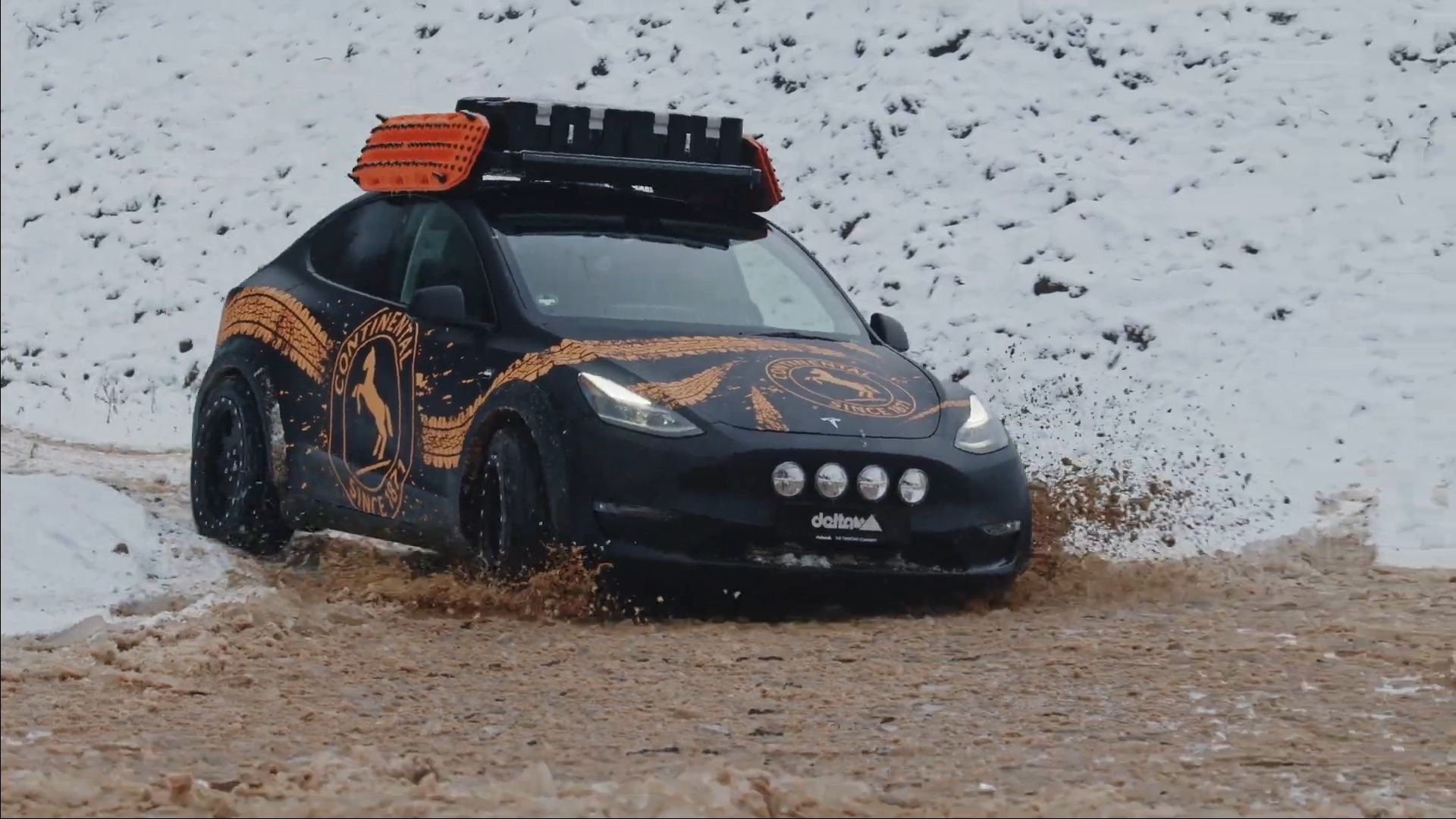Delta4x4 Tesla Model Y Off-Road Build Proves Its Mettle in the Snow -  autoevolution