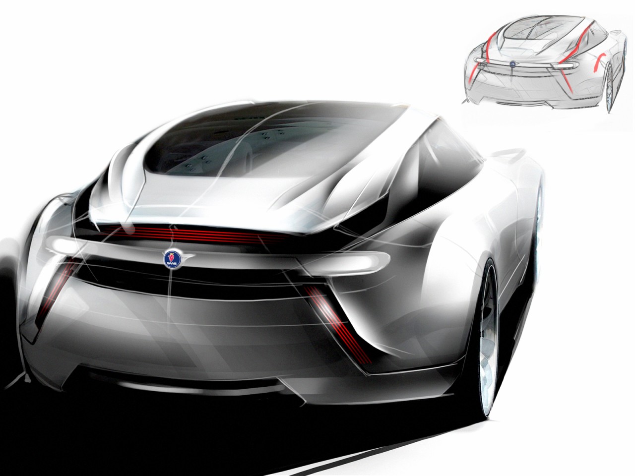 Designer Envisions 2025 Saab Shape autoevolution