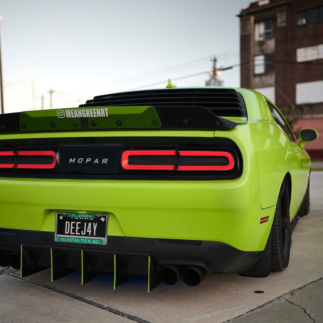 dodge meaning color Dodge Challenger "Mean Green" Looks Like a Whole Lot of