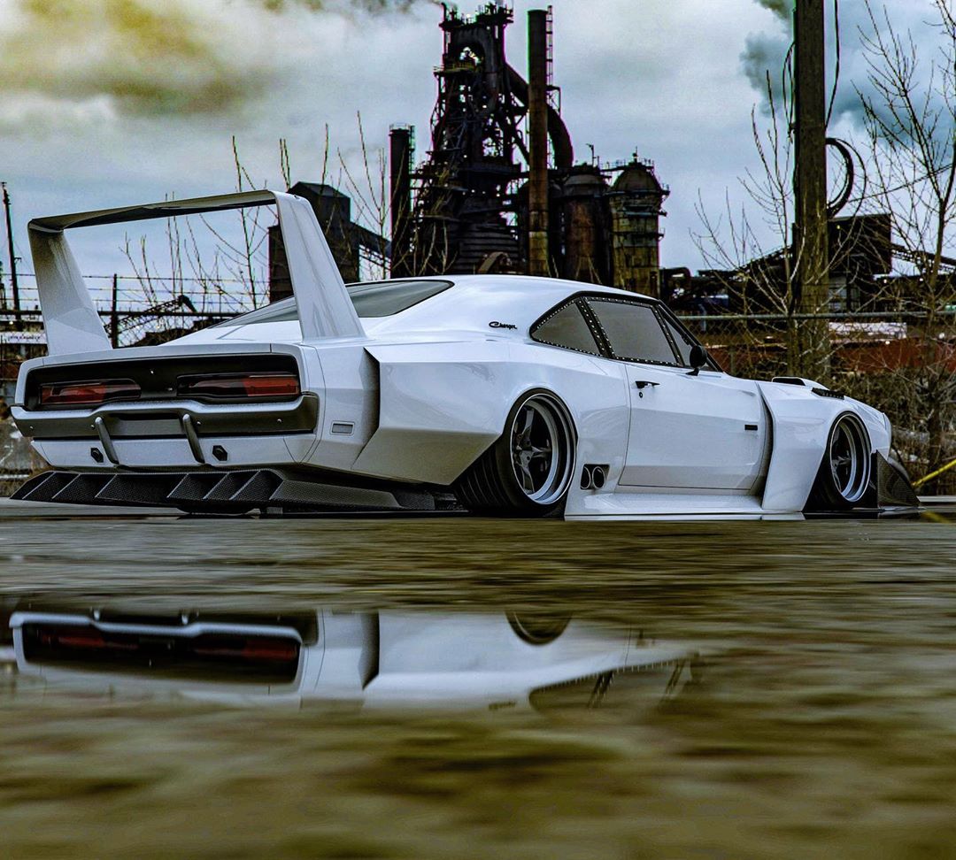 Dodge Charger Daytona "White Knight" Is the Master of Downforce