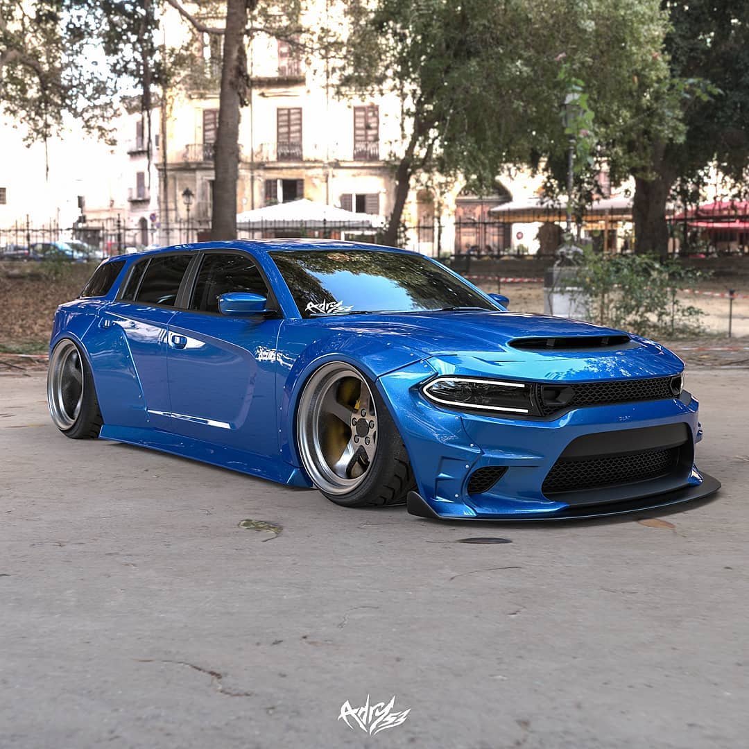 Dodge Charger Hellcat Wagon Looks Like the Widebody Magnum We Deserve ...