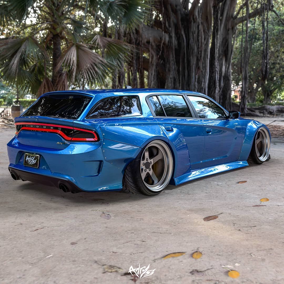 Dodge Charger Hellcat Wagon Looks Like the Widebody Magnum We Deserve ...