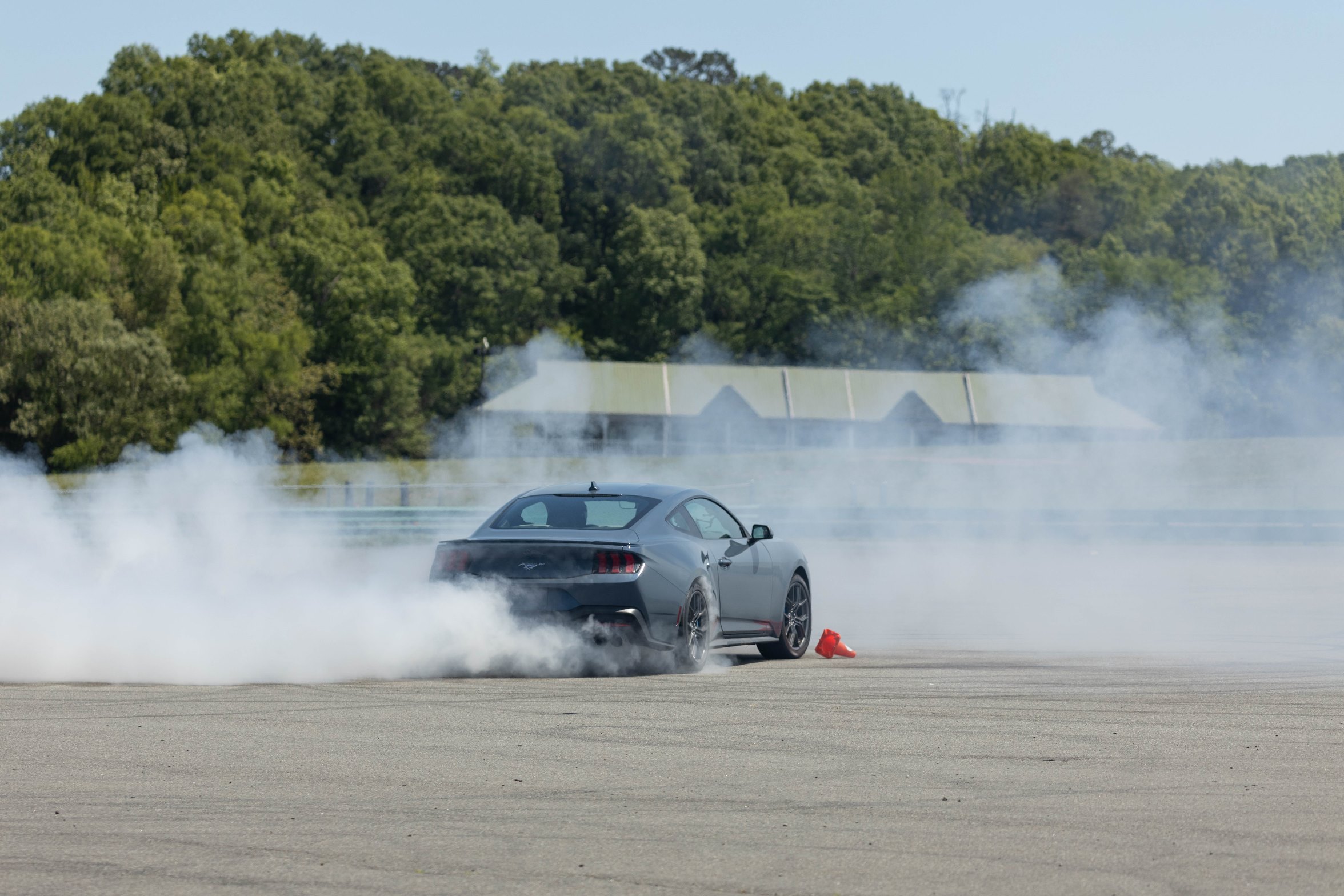 Drift Champion's Mom Drifts 2024 Ford Mustang Like It's Nothing