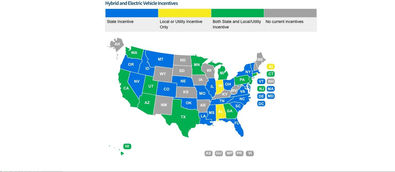 Electric Car and PlugIn Hybrid Incentives in the USA A Quick Guide