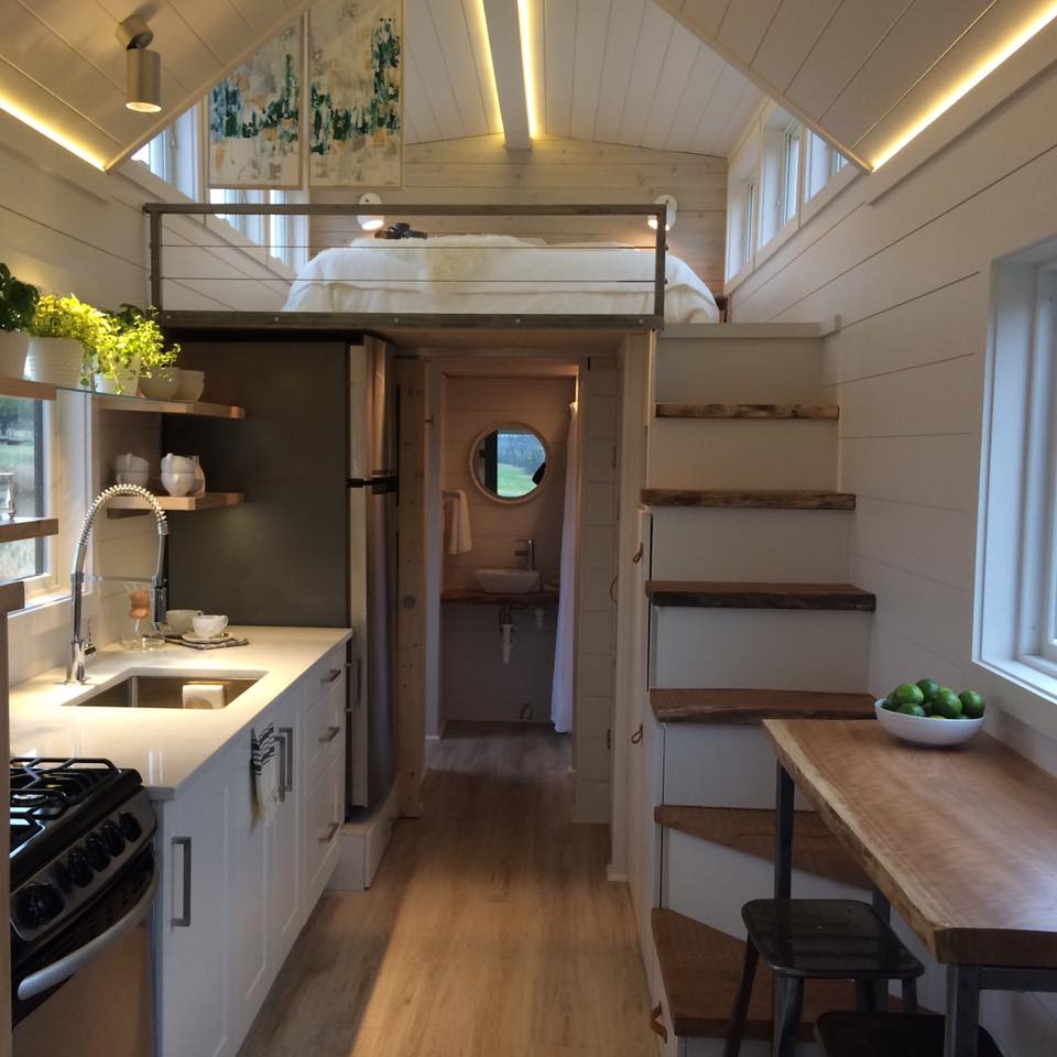 This Tiny Home Has a Greenhouse and a Porch Swing - The Elsa from