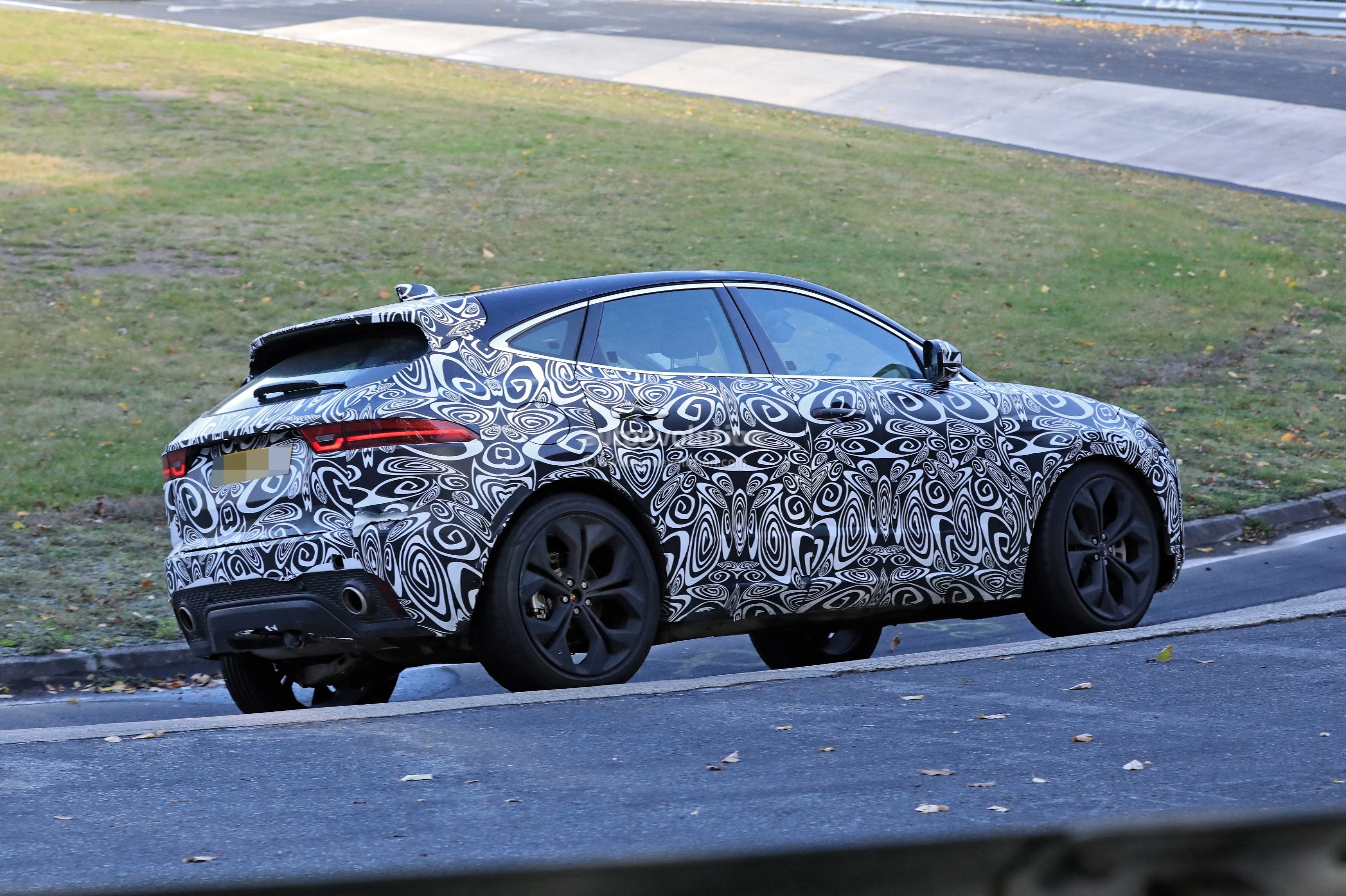 Facelifted 2022  Jaguar  E  Pace  Spied Lapping the 
