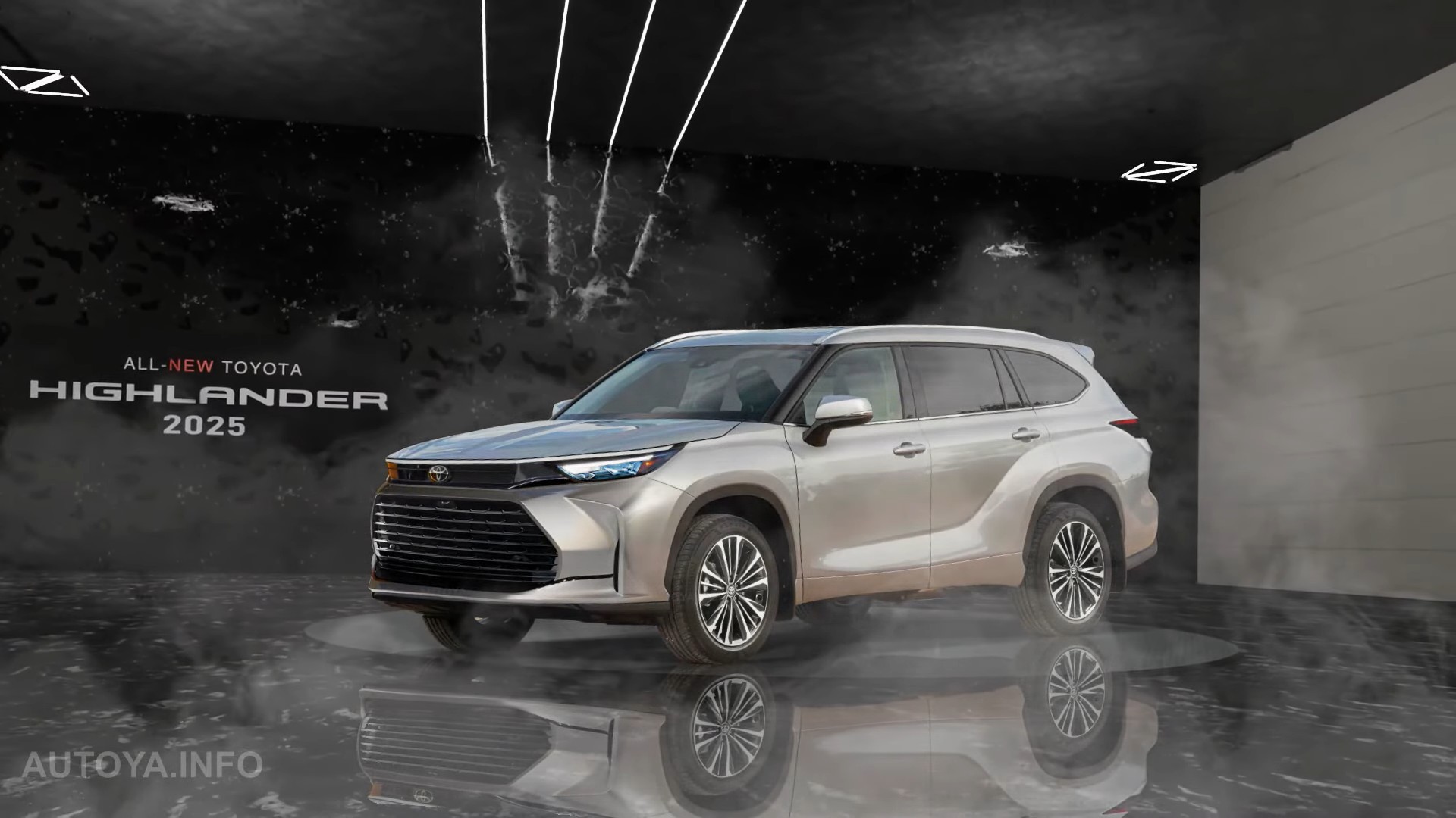 Facelifted 2025 Toyota Highlander Gets Revealed Early Across Imagination  Land - autoevolution