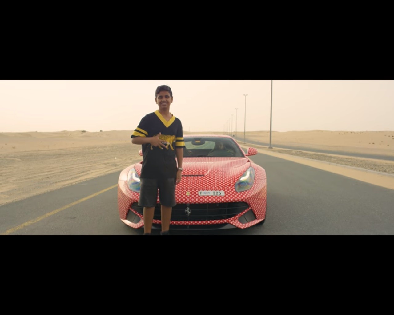15-Year-Old “Money Kicks” Wrapped a Ferrari in a Custom Supreme x