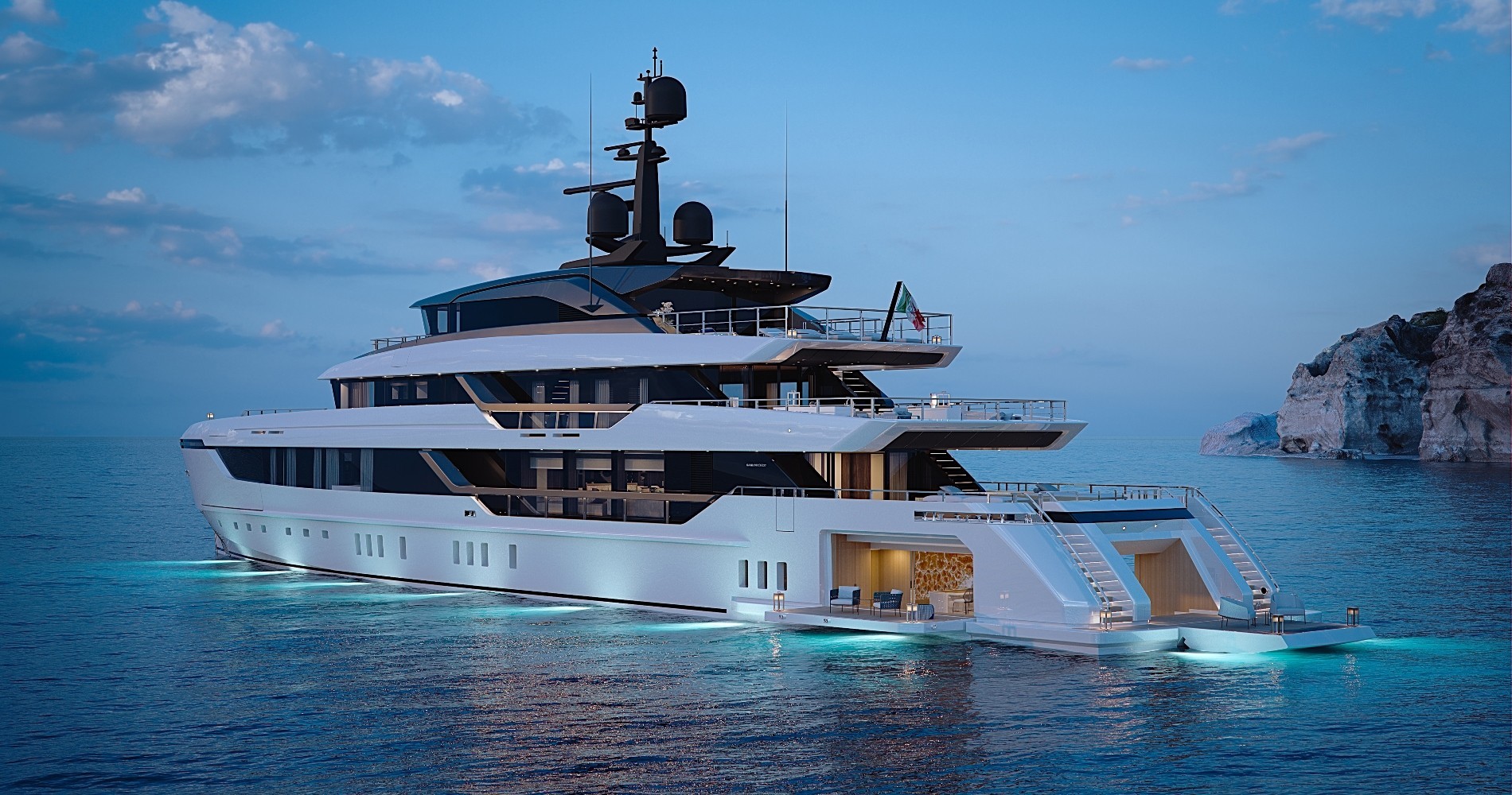Sanlorenzo's 185-Foot Steel Superyacht Has Glass Pool Over the Stern – Robb  Report