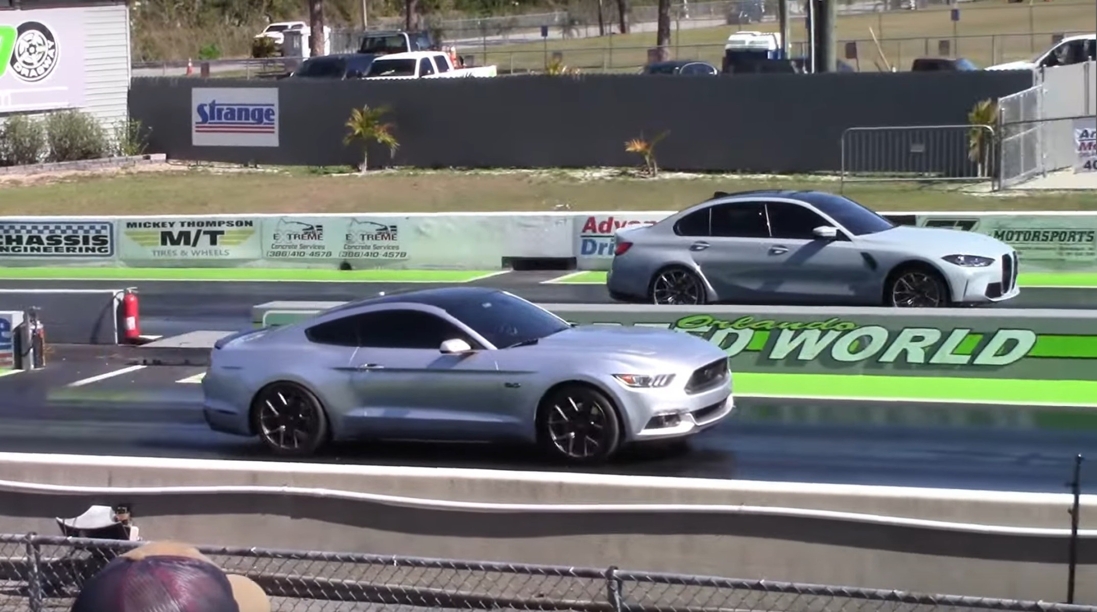 Ford Mustang GT and BMW M3 Engage in Quarter-Mile Battle, Doesn't Go ...