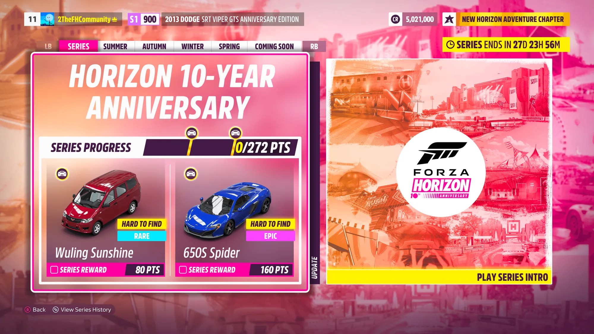 Forza Horizon 5 10-Year Anniversary Update Arrives on October 11 