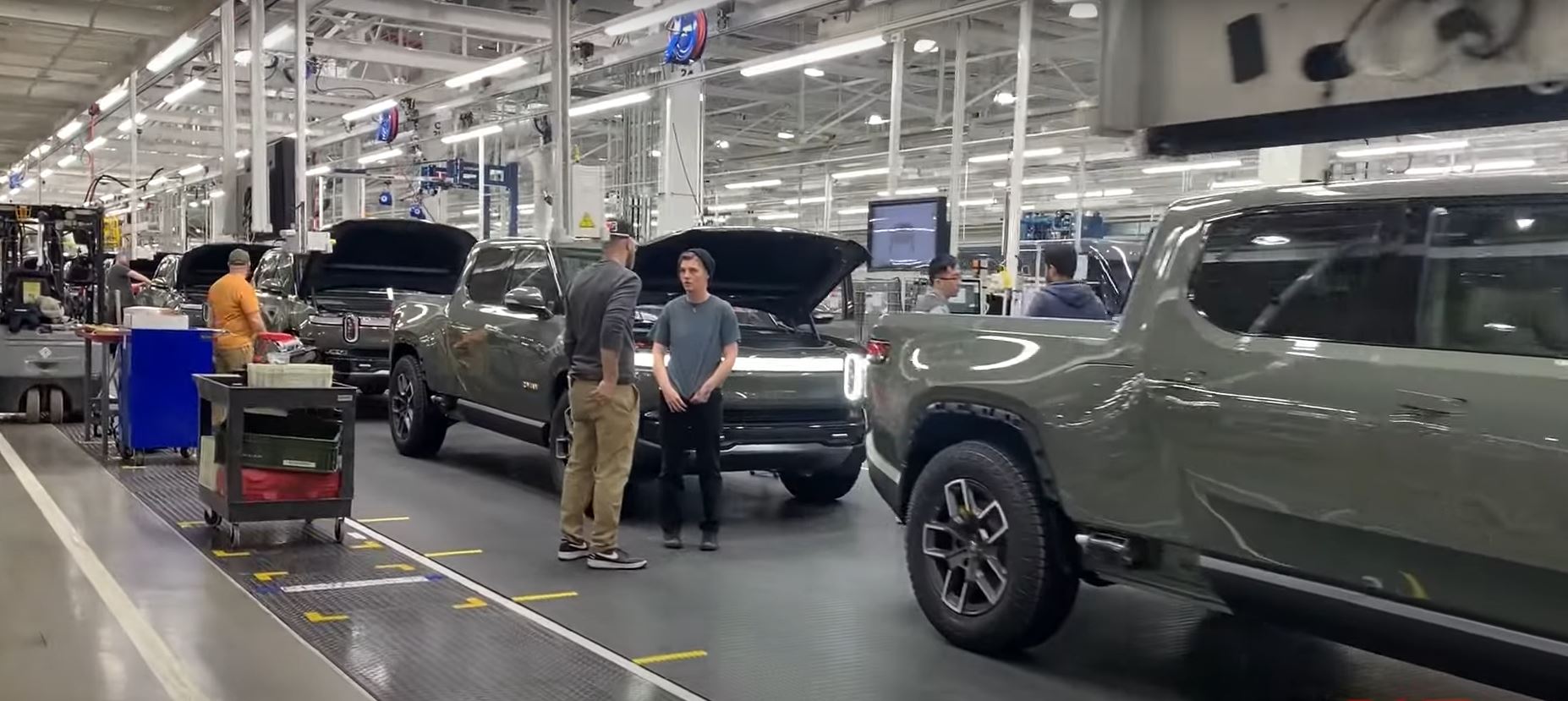 Fresh Footage From Rivian's Plant in Normal Shows Nobody's in Any Rush ...