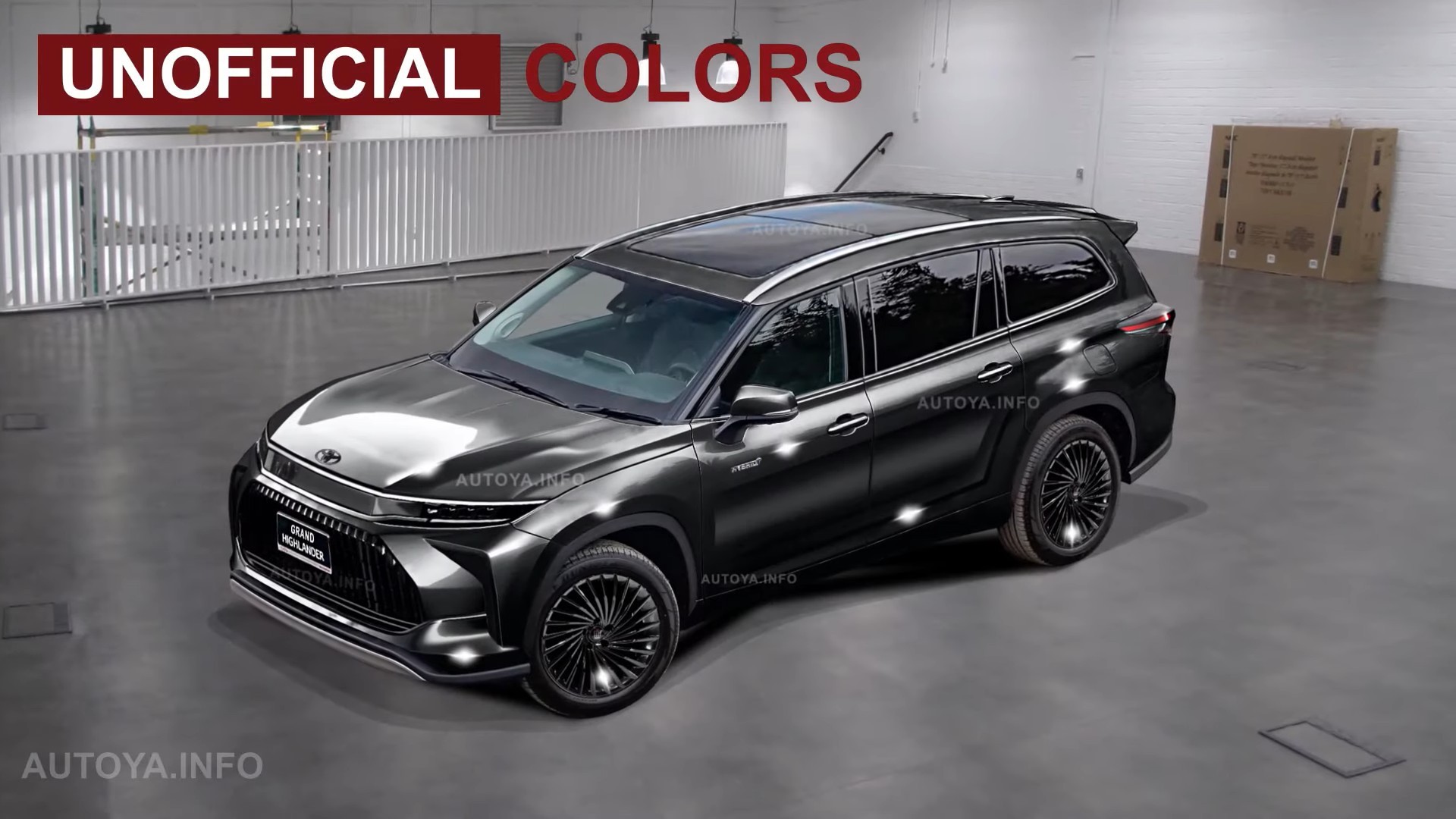 Full-Size Toyota Grand Highlander 8-Seat CUV Unofficially Depicted in Posh  Colors - autoevolution