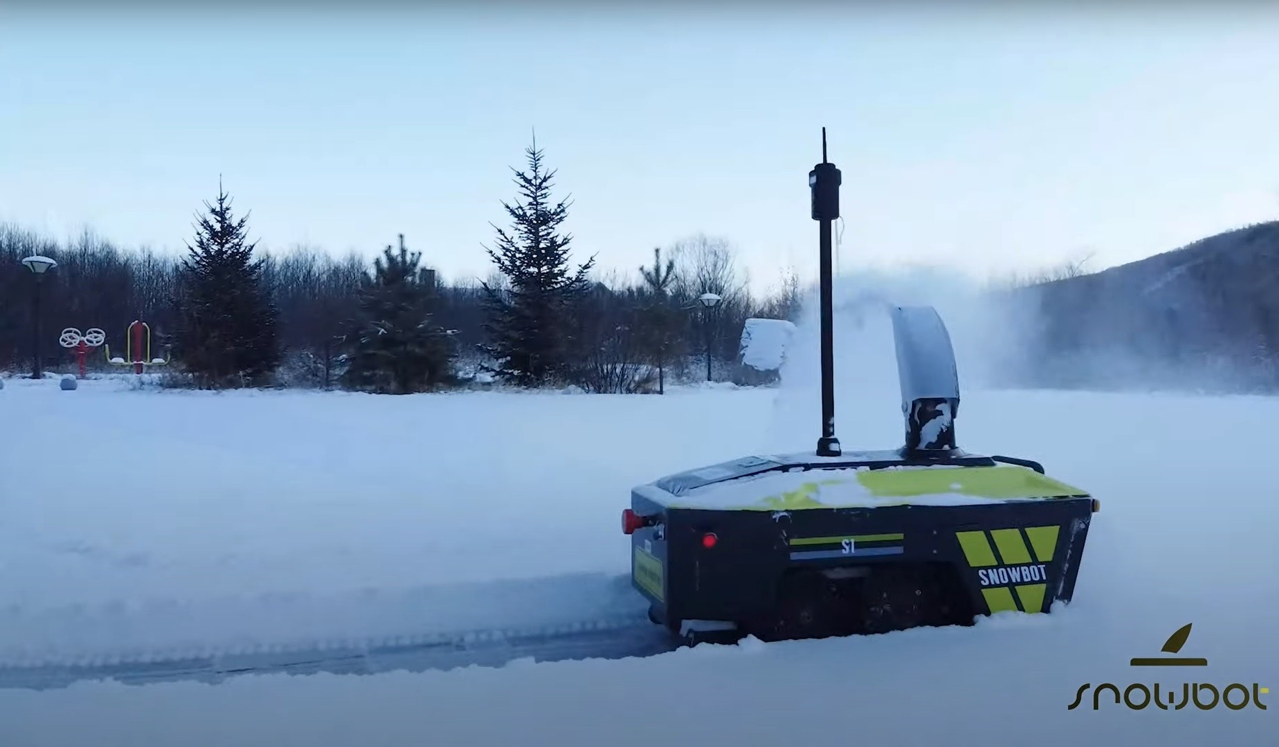 Fully Autonomous Snow Blower Cleans Your Driveway and Yard With No