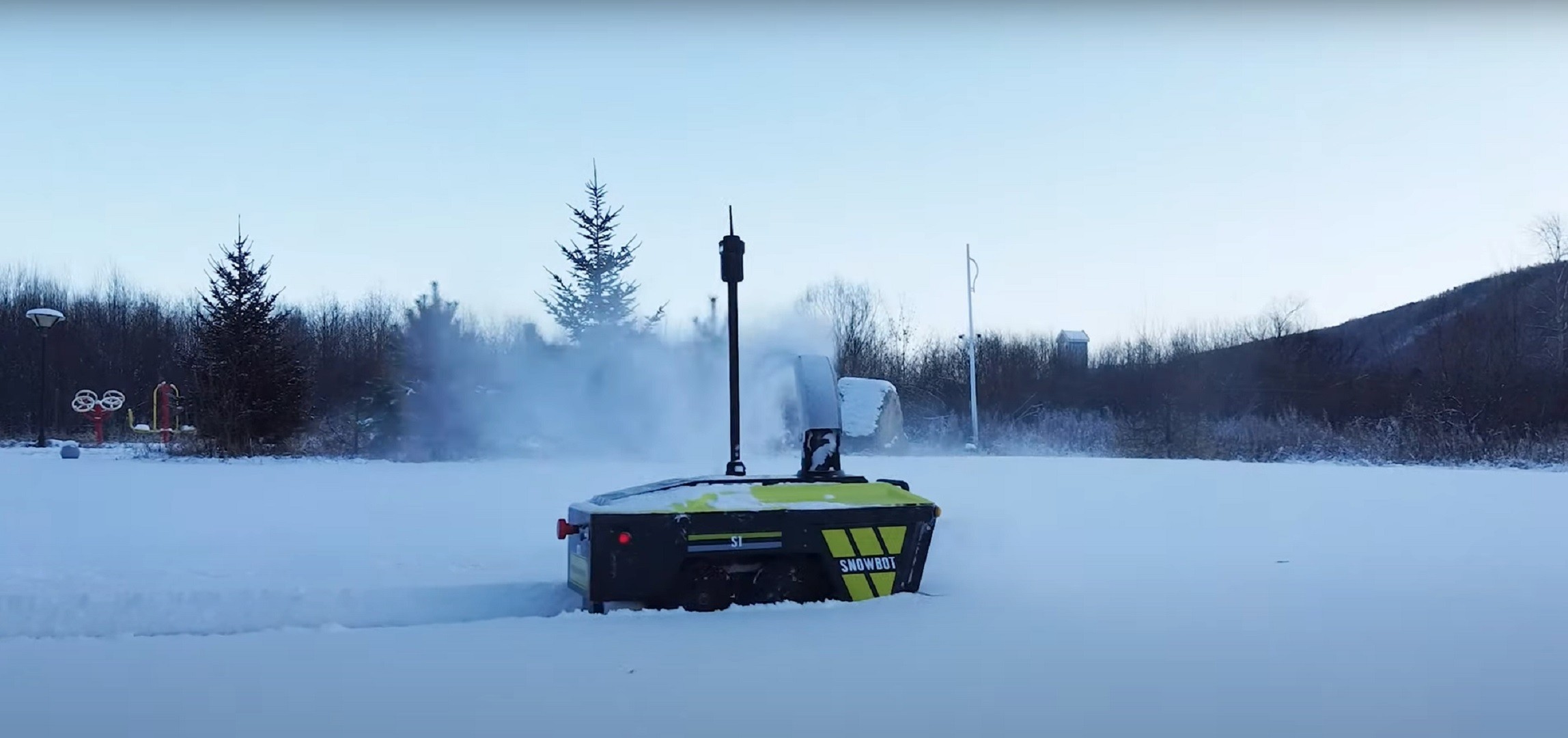 Fully Autonomous Snow Blower Cleans Your Driveway and Yard With No