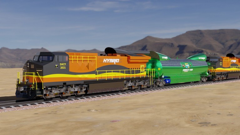 Game-Changing Rail Car Acts as a Mobile, Self-Powered System for Carbon Capture - autoevolution