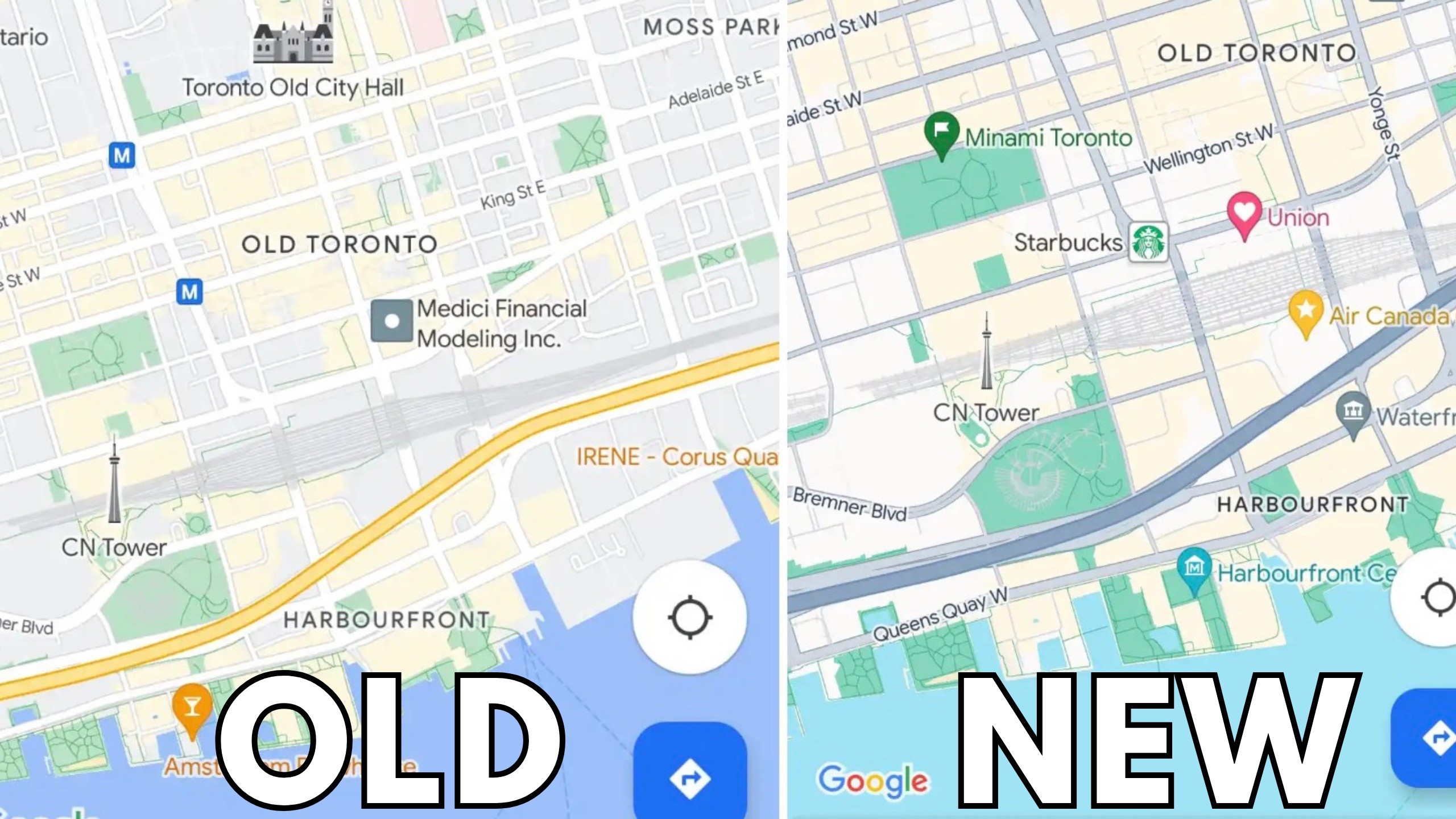 Google Quietly Releases a Google Maps Interface Update, Copies Its