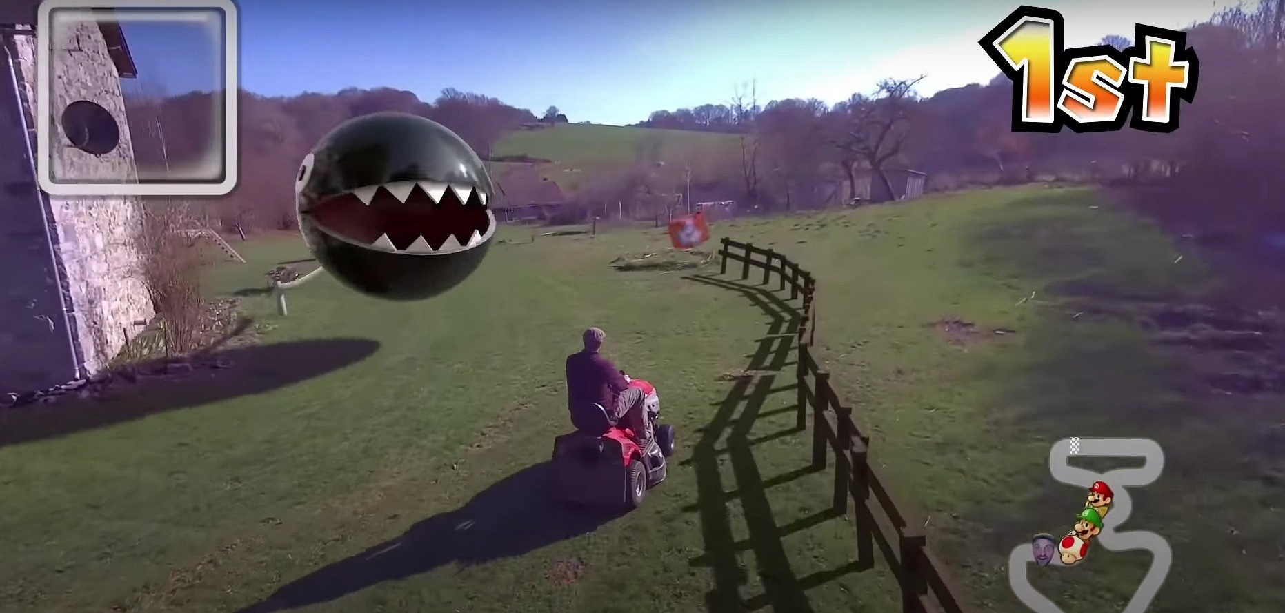 Guy Plays Real-Life Mario Kart With a Lawn Mower and a Skydio Drone -  autoevolution