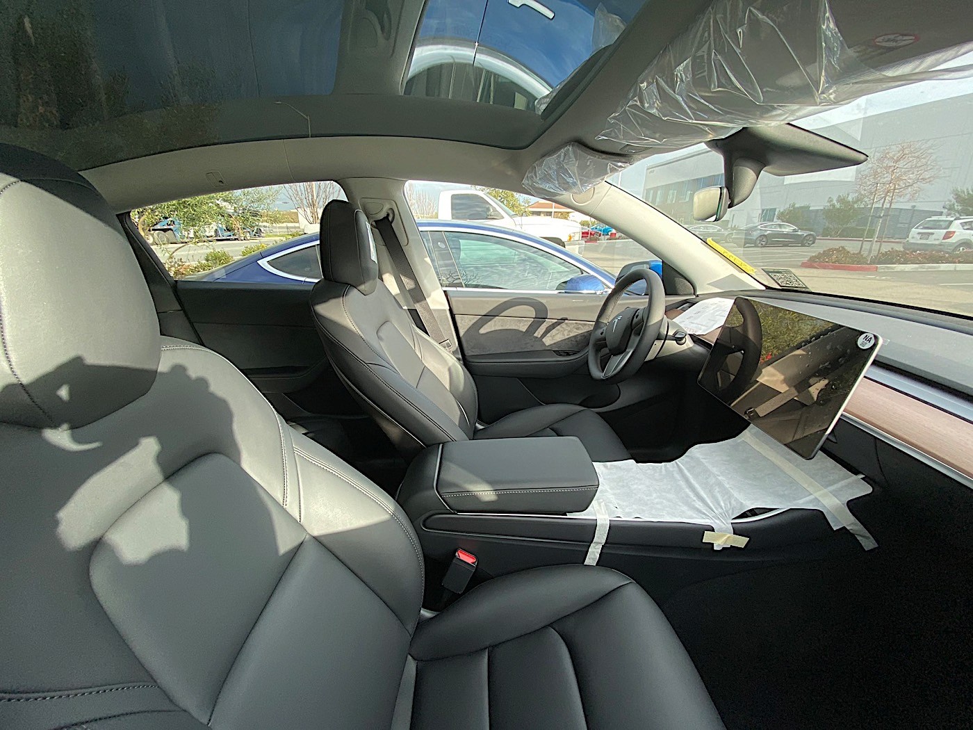 Here Are The First Images Of The Tesla Model Y Interior In The Wild Autoevolution