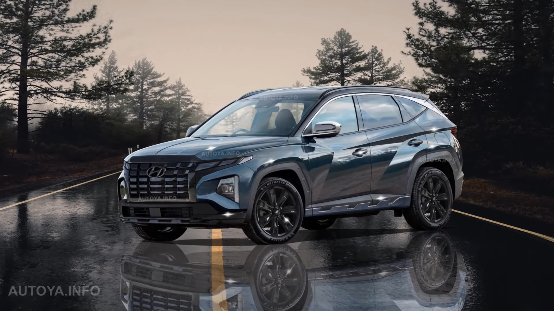 Hyundai Tucson Refresh Digitally Steals Palisade’s DNA, Has Ample Color