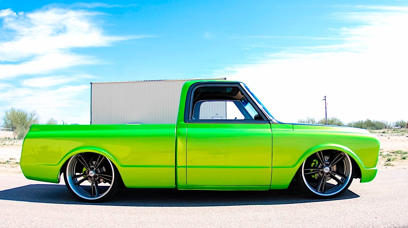 If You Hate Green, Don’t Look at This Custom 1971 Chevrolet C10.