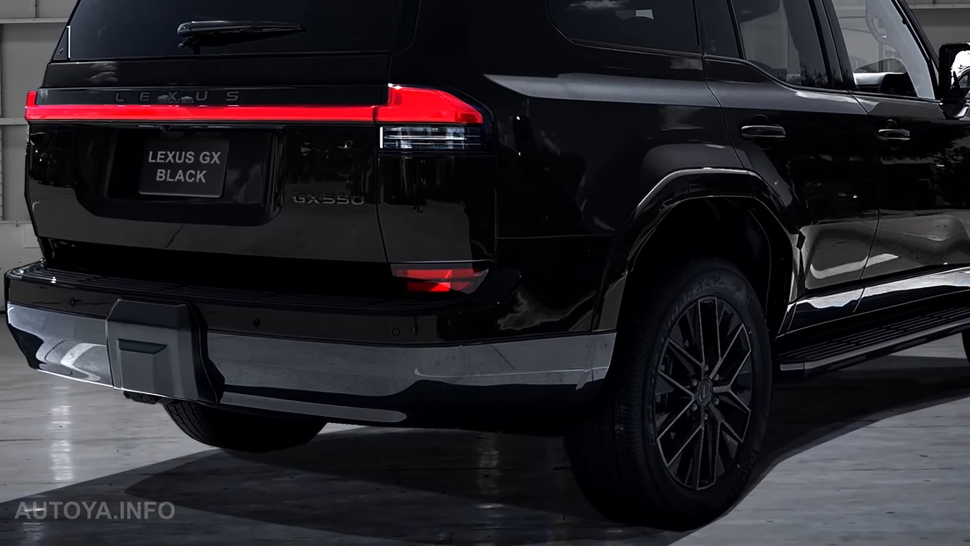 Imagined 2024 Lexus GX 550 Black Line Edition Feels Properly Dark and