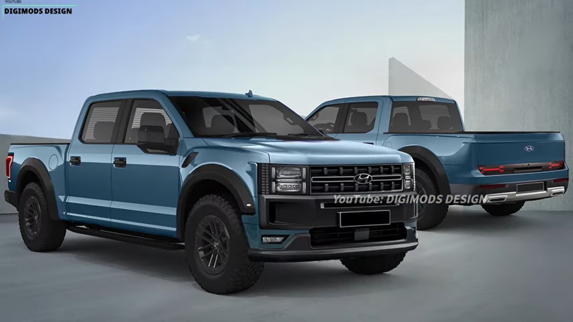 Imagined Hyundai Combines Boxy Looks With F-150 DNA to Join the Pickup ...