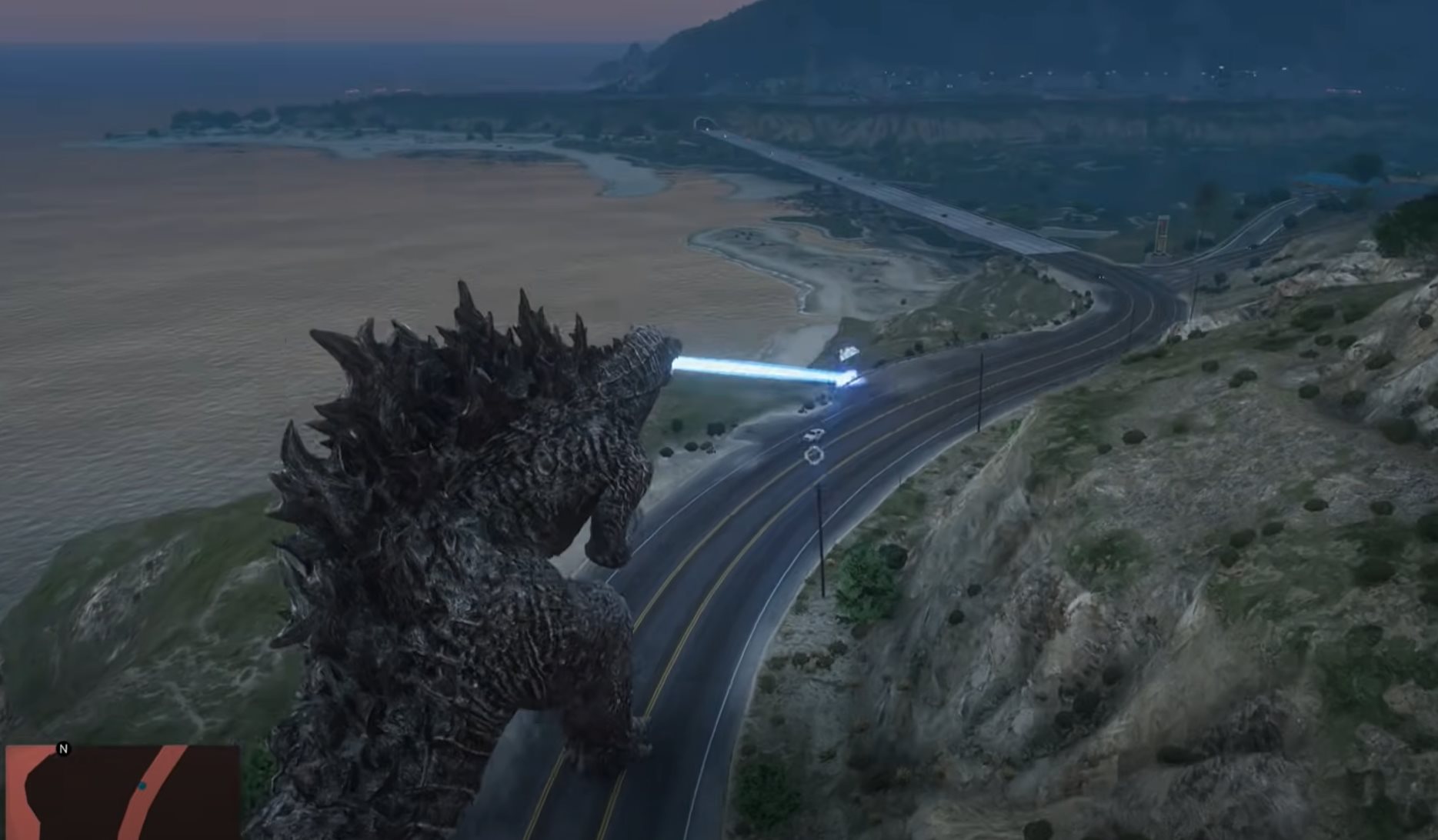 Insane Godzilla GTA 5 Mod Lets You Wreak Havoc in Los Santos - autoevolution