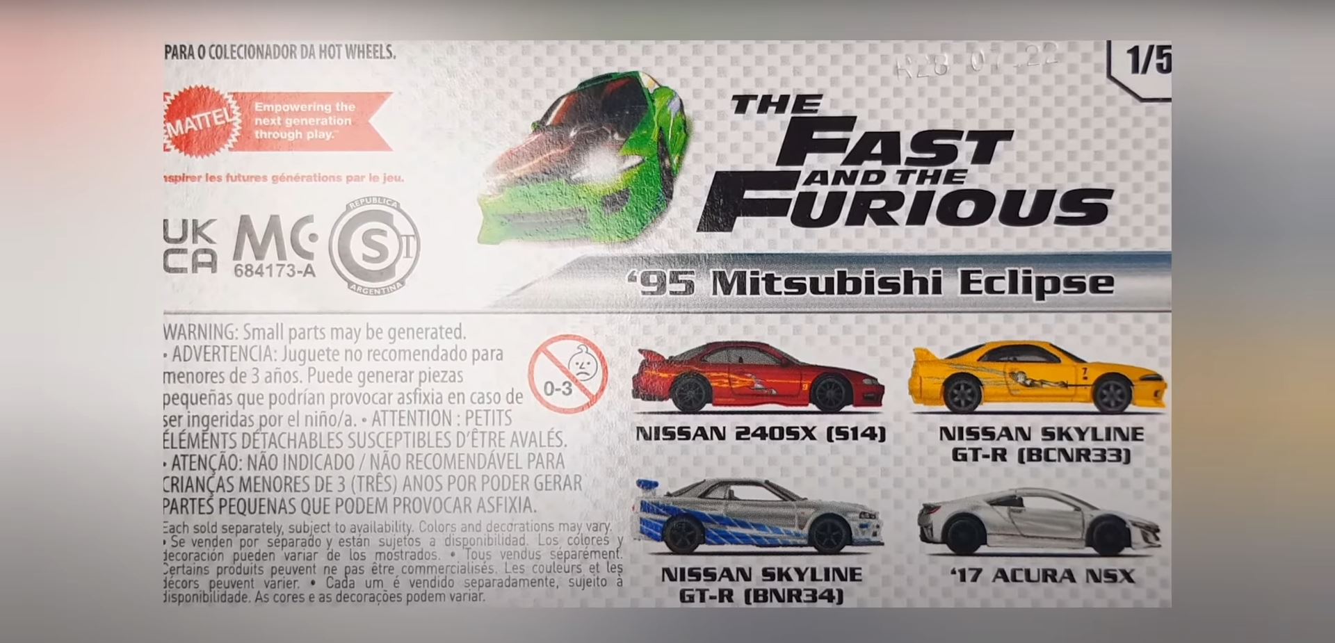 Inside the 2022 Hot Wheels Fast & Furious Set, Brian's Skyline GT