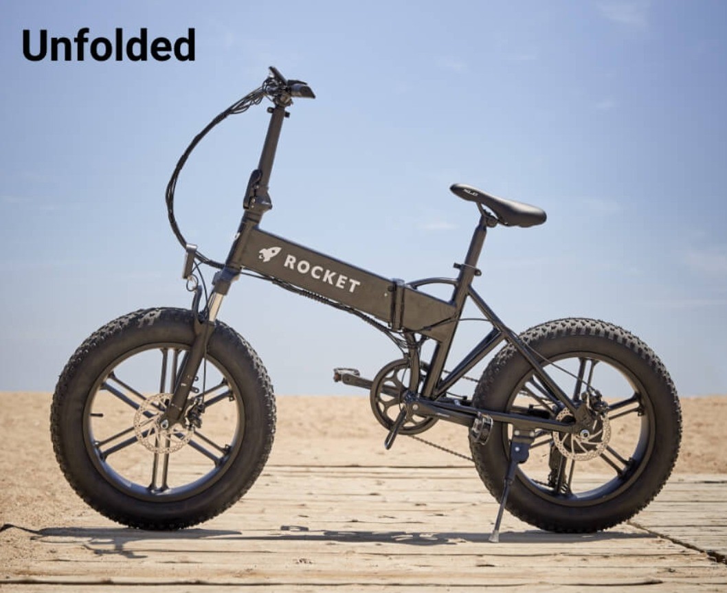 The Rocket Foldable e-bike With a 100-mile Range -