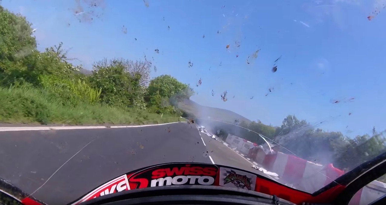 Jamie Cowton, Inches from Being Obliterated in Spectacular ...
