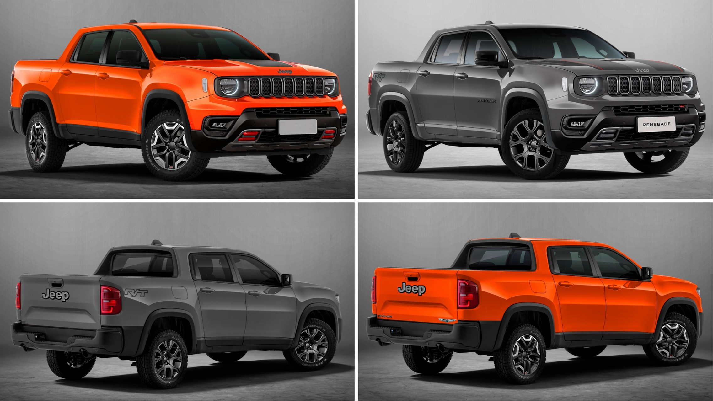 Jeep Renegade Truck Is an Imagined Rebel That's Ready to Rampage
