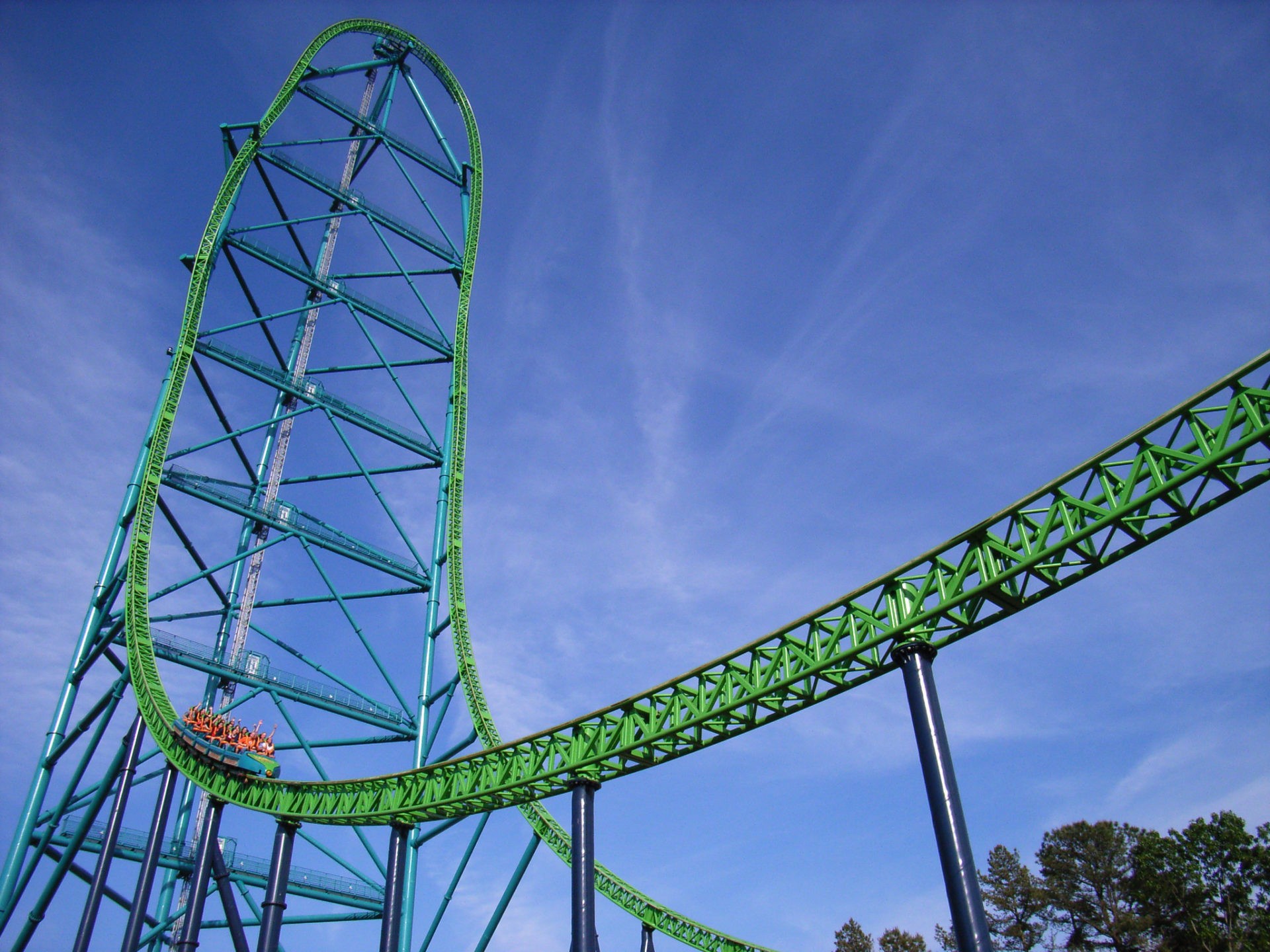 Kingda Ka Is the Tallest Rollercoaster in the World Hits 128 MPH in 3.