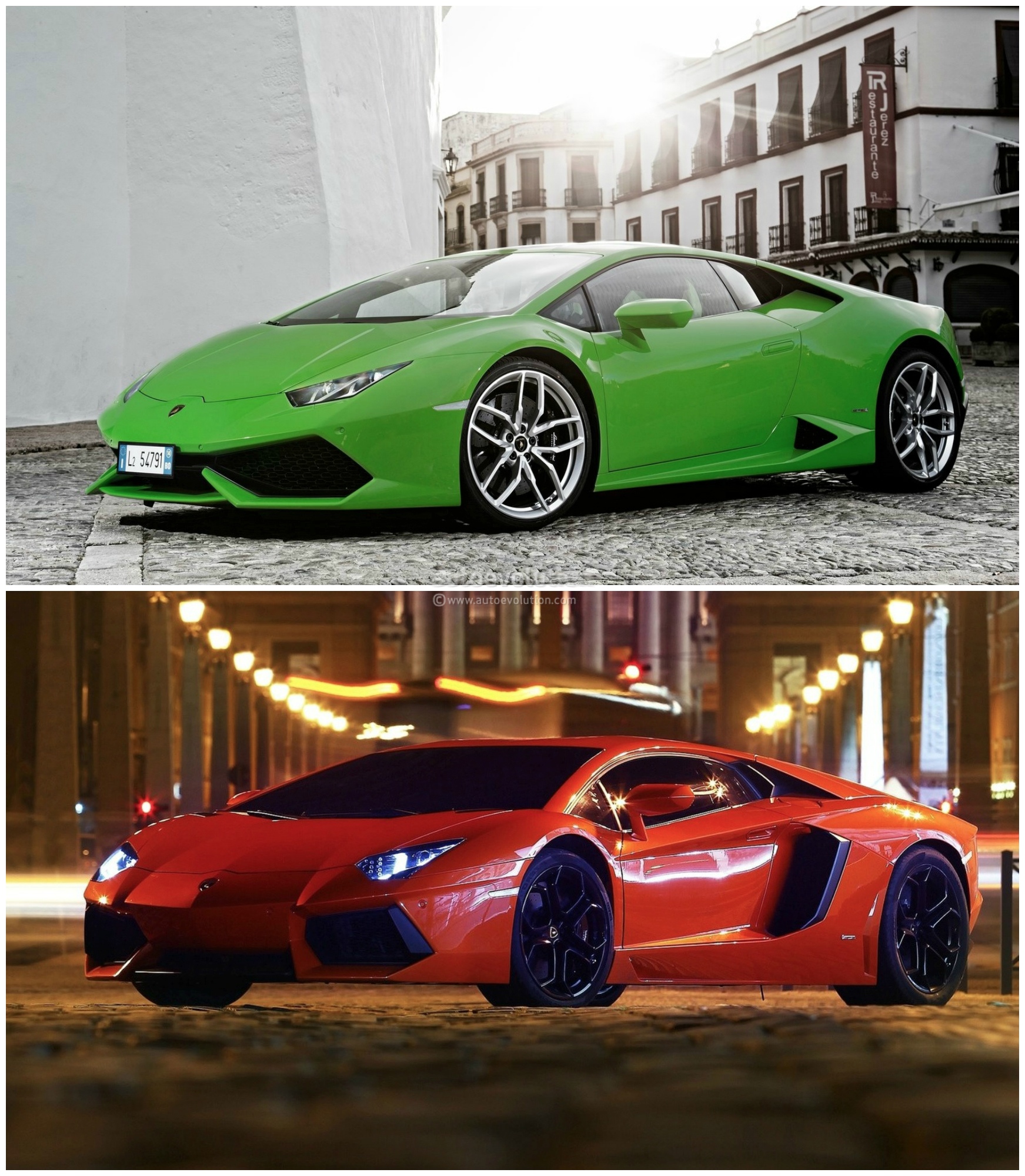 Lamborghini Comparison Huracan Vs Aventador Autoevolution